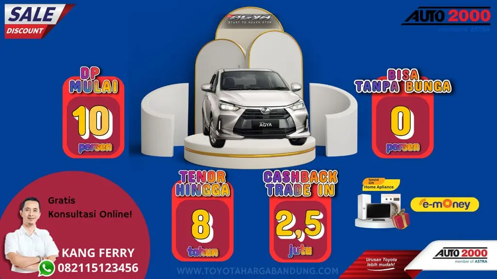Beli Toyota Agya Baru - Kredit Ringan Toyota Agya
