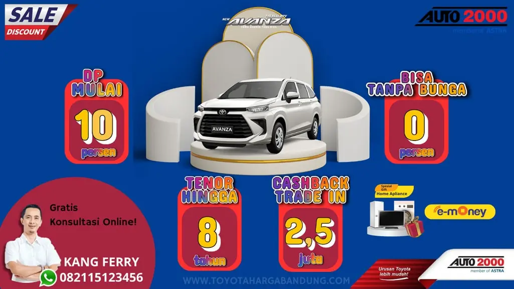Beli Toyota Avanza Baru - Kredit Ringan Toyota Avanza