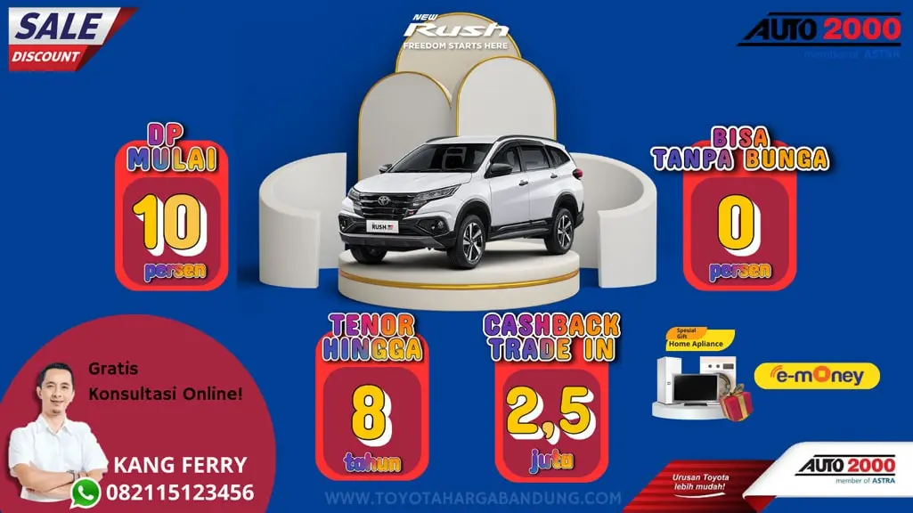 Beli Toyota Rush Baru - Kredit Ringan Toyota Rush
