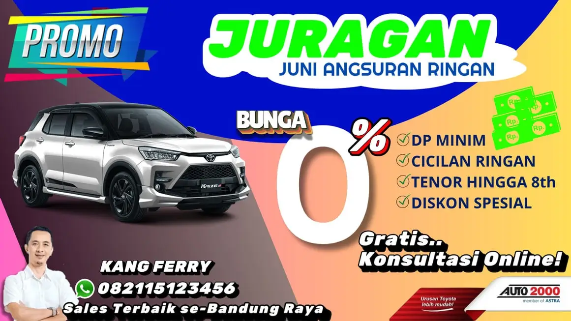 Promo Toyota Raize Bandung