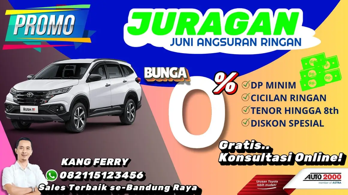 Promo Toyota Rush Bandung - Beli Toyota Rush Baru