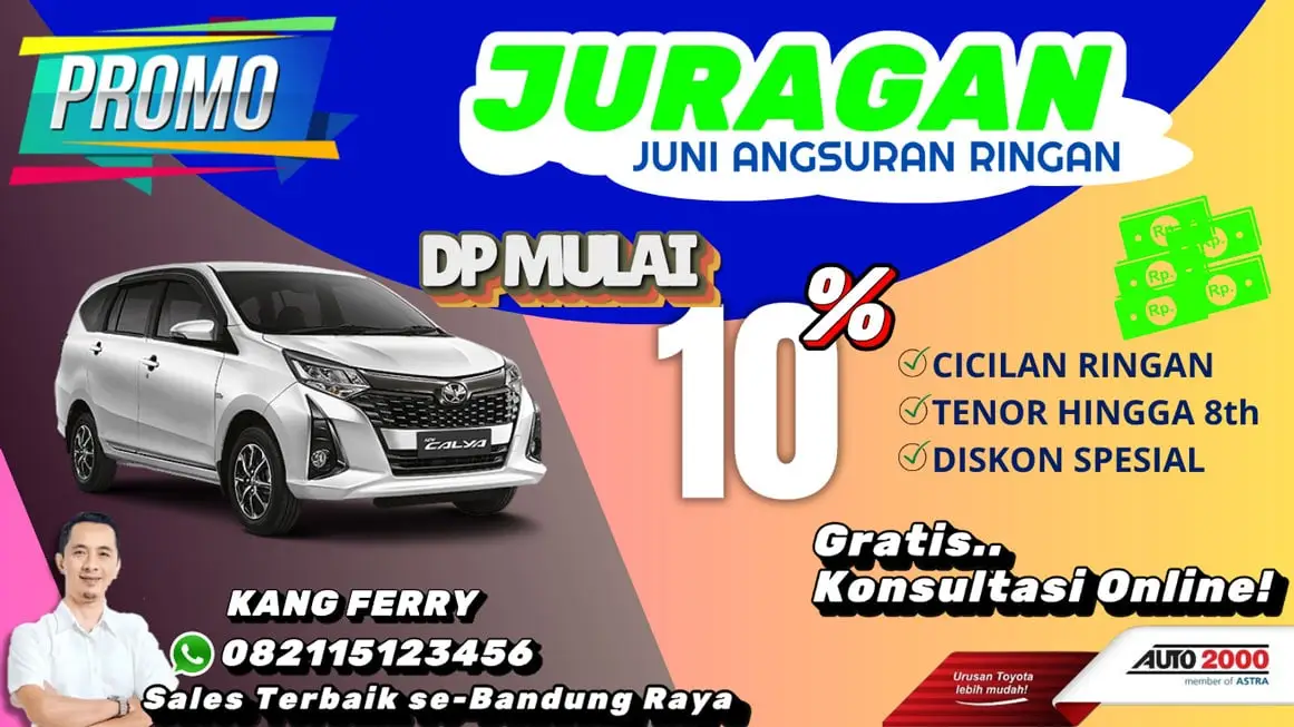 Promo Toyota Calya Bandung