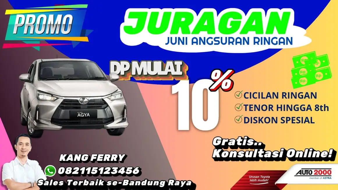 Promo Toyota Agya Bandung