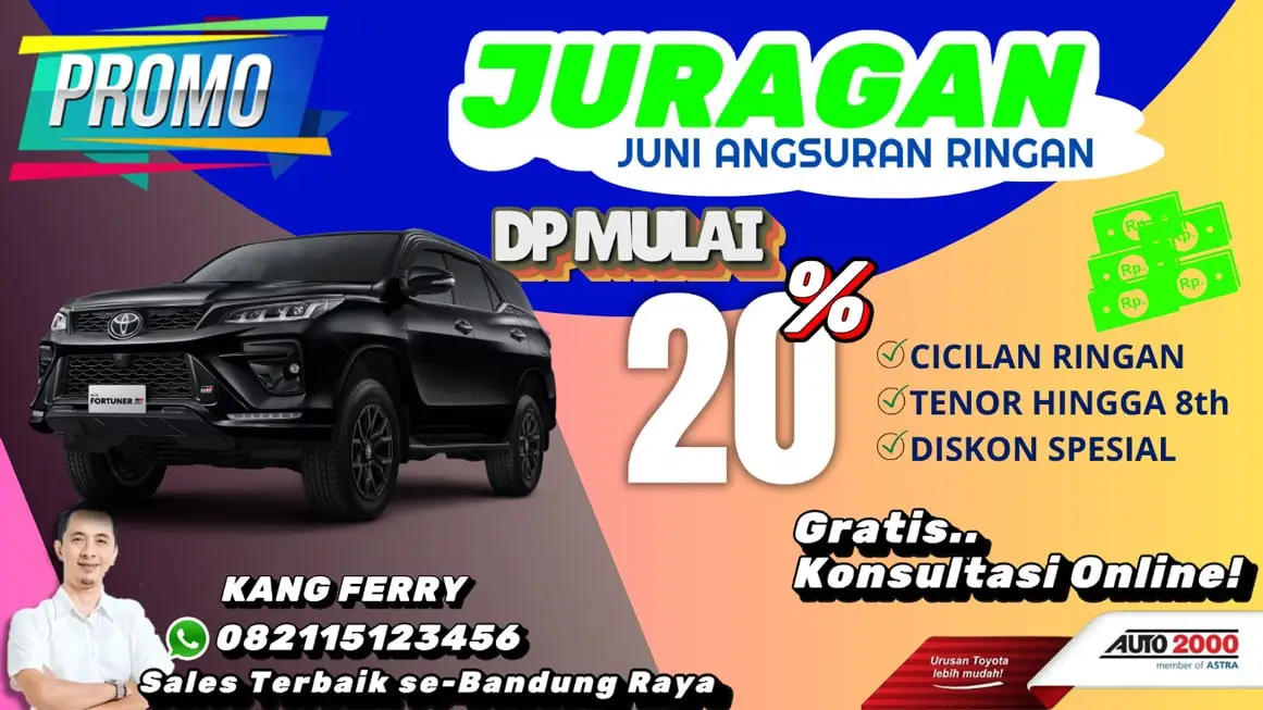 Promo Toyota Fortuner Bandung