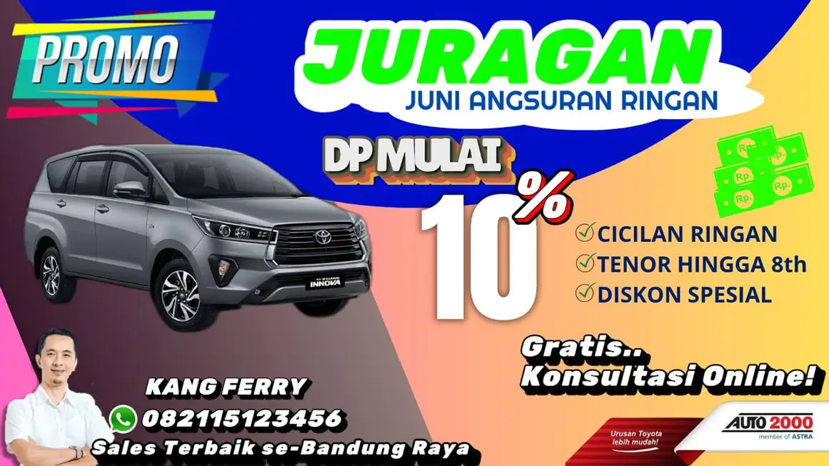 Promo Toyota Innova Bandung
