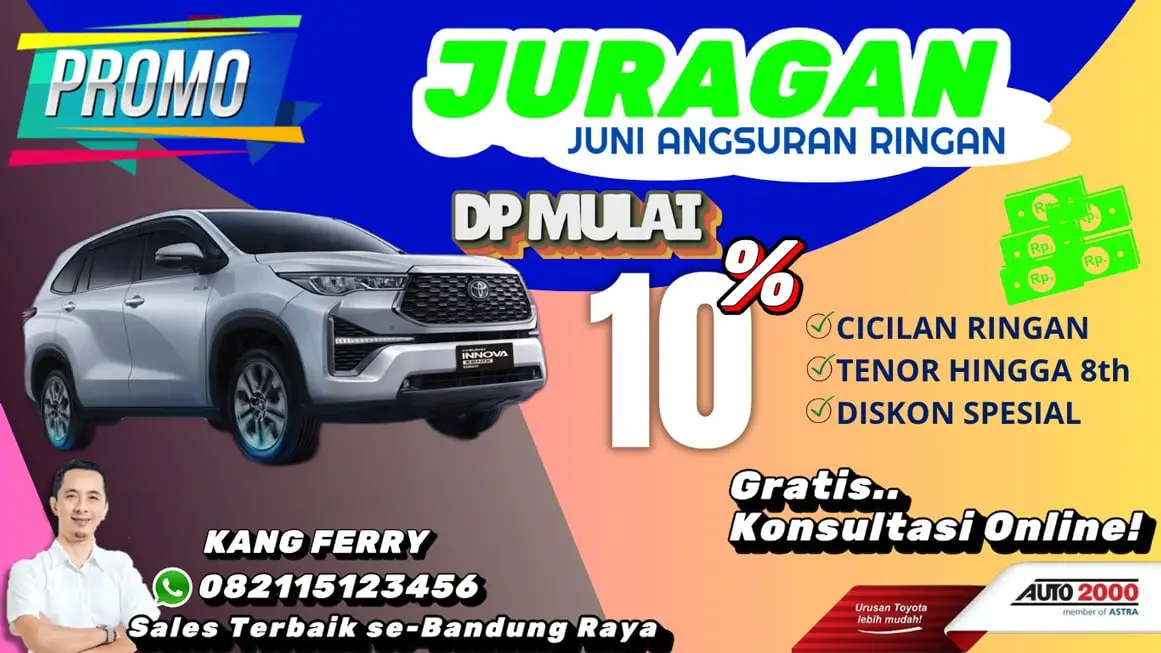 Promo Toyota Innova Bandung 1