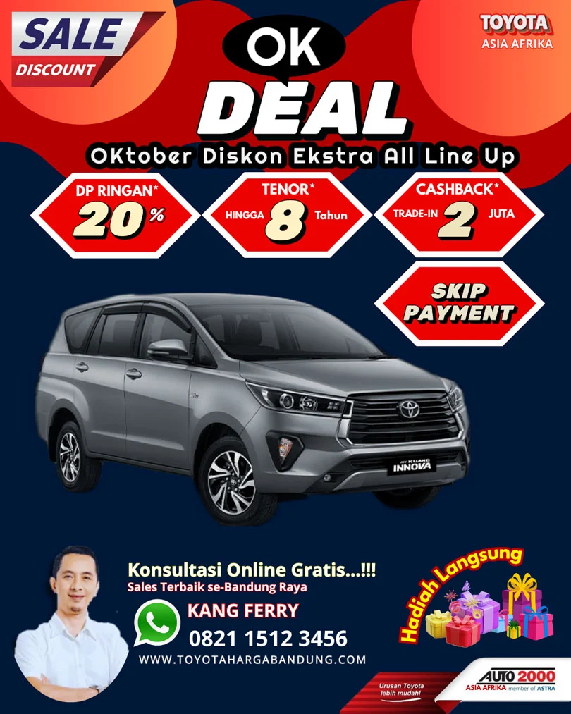 Promo Toyota Innova Bandung 2 - Beli Toyota Innova Baru
