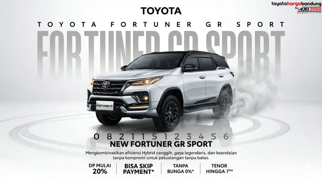 Promo Toyota Fortuner Bandung - Beli Toyota Fortuner Baru - Harga Toyota Fortuner Bandung