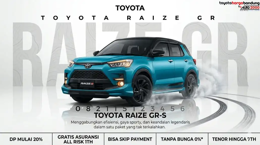Harga Toyota Raize Bandung - Promo Toyota Raize Bandung