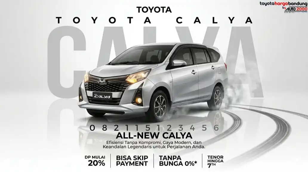 Promo Toyota Calya Bandung - Beli Toyota Calya Baru - Kredit Ringan Toyota Calya - Harga Toyota Calya Bandung - Harga Mobil Calya Terbaru