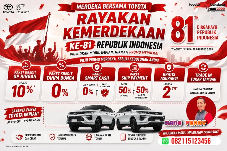 Promo Toyota Fortuner Bandung - Beli Toyota Fortuner Baru - Harga Toyota Fortuner Bandung