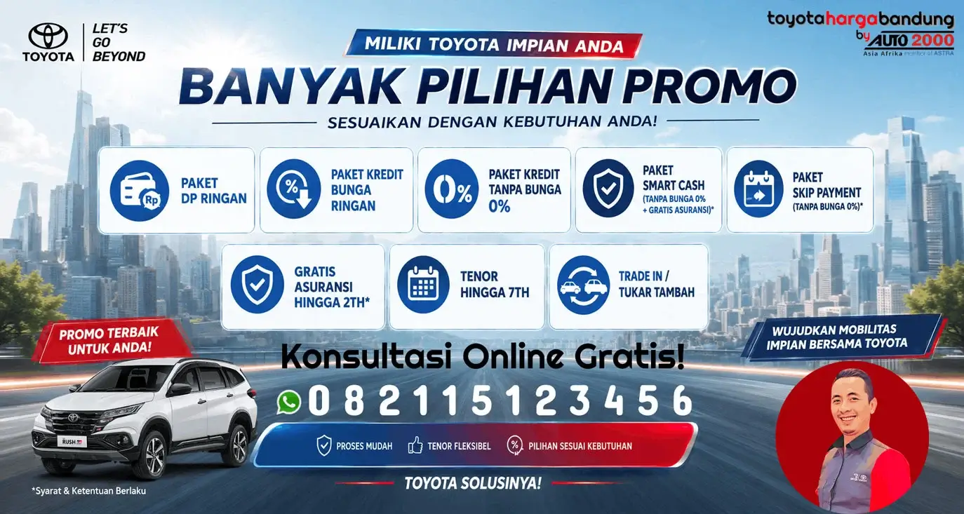 Promo Toyota Rush Bandung - Beli Toyota Rush Baru - Kredit Ringan Toyota Rush - Harga Toyota Rush Bandung - Harga Mobil Rush Terbaru