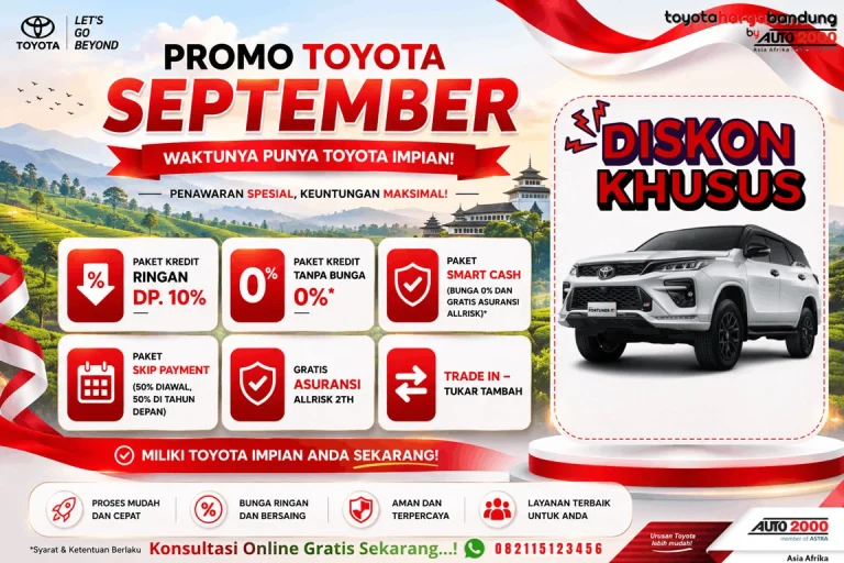 Promo Toyota Fortuner Bandung - Beli Toyota Fortuner Baru - Harga Toyota Fortuner Bandung