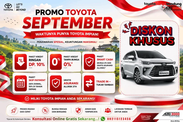 Promo Toyota Avanza Bandung - Beli Toyota Avanza Baru - Kredit Ringan Toyota Avanza - Harga Toyota Avanza Bandung, Harga Mobil Avanza Terbaru