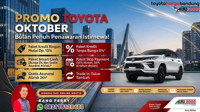 Promo Toyota Fortuner Bandung - Beli Toyota Fortuner Baru - Harga Toyota Fortuner Bandung